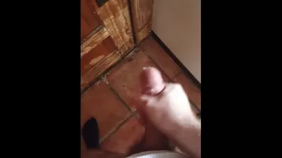 Quick jerk before I pick up my laundry