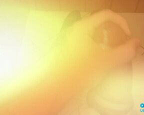 no hands large white uncut cock play! tight foreskin phimosis