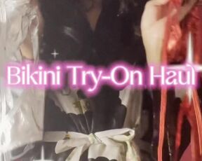 Silver vs. Red Bikini Try On Haul.